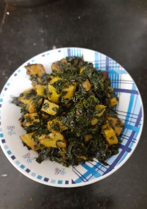 A picture of Methi Aloo.