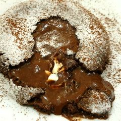 A picture of Chocolate lava cake.