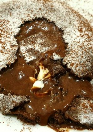 A picture of Chocolate lava cake.