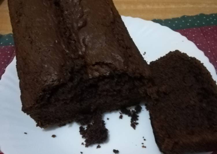 Eggless chocolate-mint cake