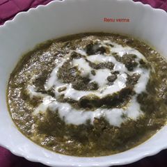 A picture of Methi palak ke kofte.
