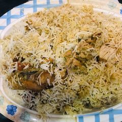 Chicken biryani A picture of Chicken biryani.
