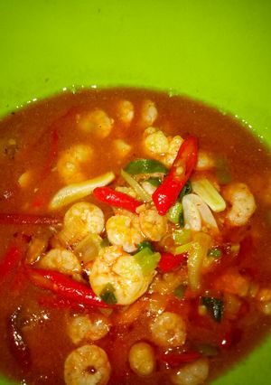 Foto resep Udang saos padang