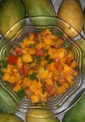 A picture of Mango Salsa #MangoTango.