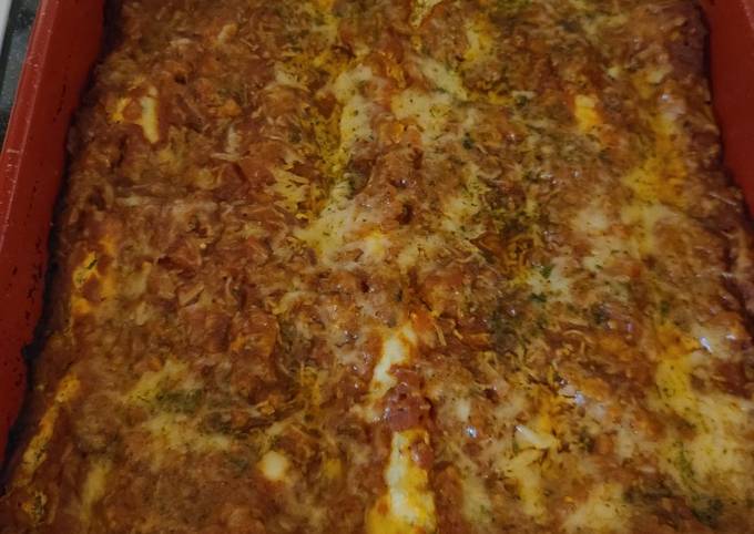 Recipe of Quick Goat cheese turkey lasagna