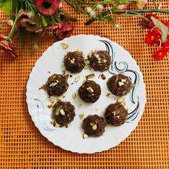A picture of Halim Seeds Laddu - Powerhouse packed with fiber vitamin (breakfast).