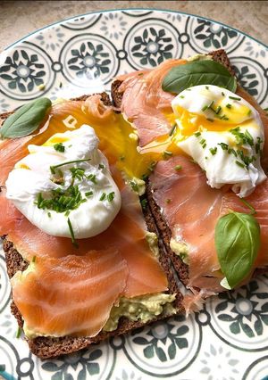 Une photo de Toast Saumon