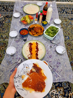 عکسی از دستور اینم از ناهار من: مرغ شکم پر مجلسی