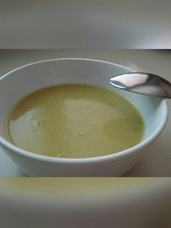 Una foto de Crema de espárragos