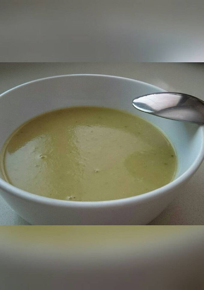 Una foto de Crema de espárragos