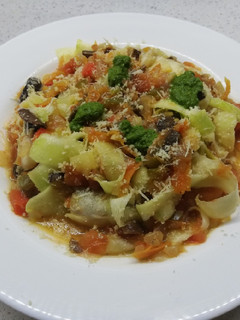 Una foto de Fetuccini de zapallito Italiano 🍝