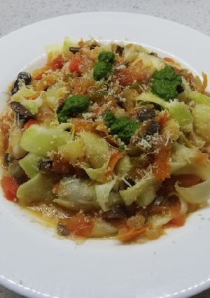 Una foto de Fetuccini de zapallito Italiano 🍝