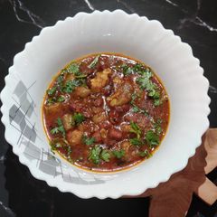 A picture of Rajma turai curry.