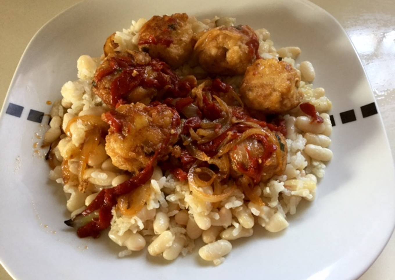 Albóndigas de bacalao en salsa