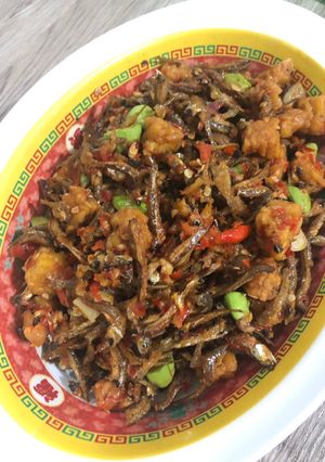 Foto resep Teri tempe pete balado alaailie #limaresepterbaruku
