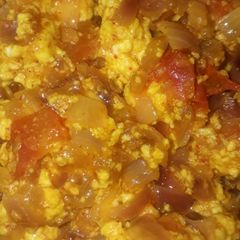 A picture of Paneer burji.