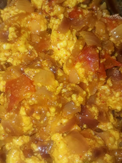 A picture of Paneer burji.