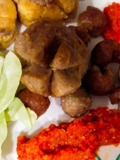 Foto resep Bakso Goreng Penyet