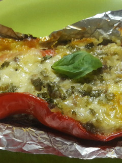 Una foto de Morrón relleno😋