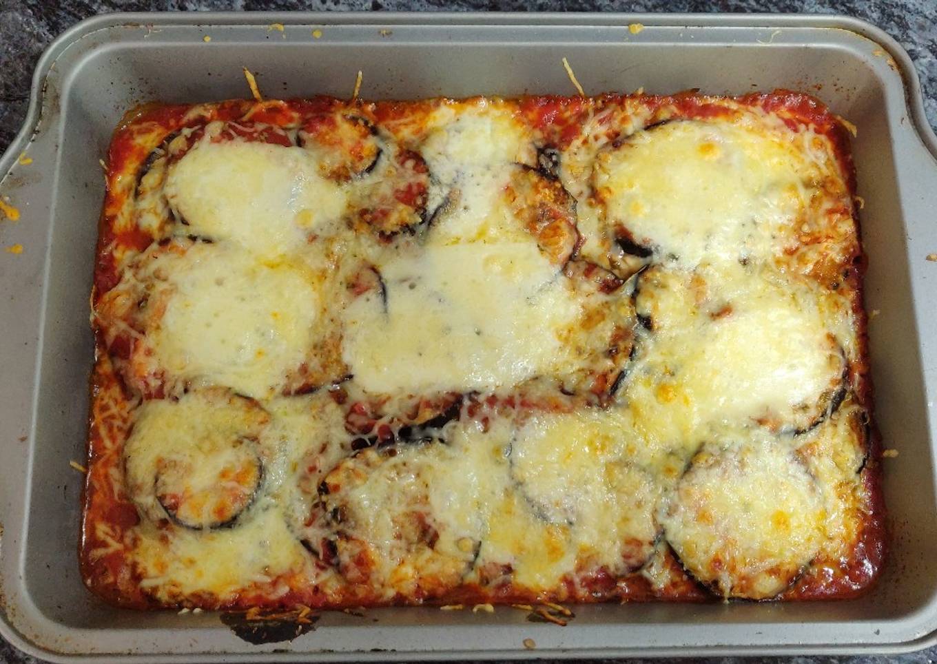 Berenjenas gratinadas al horno