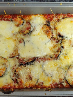 Una foto de Berenjenas gratinadas al horno