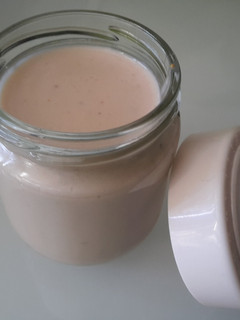 Una foto de Petit suisse de fresa en MCC (o thermomix)