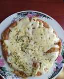 TORTILLA CON ATÚN TIPO PIZZA 😋😂