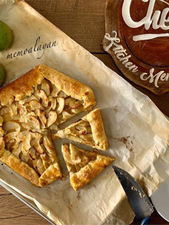 صورة لوصفة من انواع تارت سريع تارت التفاح apple galette