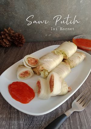 Foto resep Sawi putih isi kornet