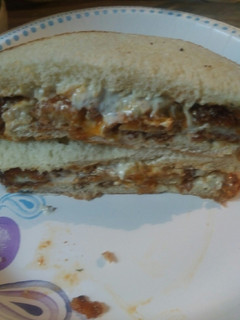 A picture of Buffalo Fish Stick Sandwich.