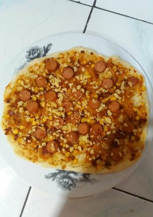 Foto resep Pizza sweet corn sosis cheese