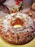 Ciambella mandorle e gocce di cioccolato