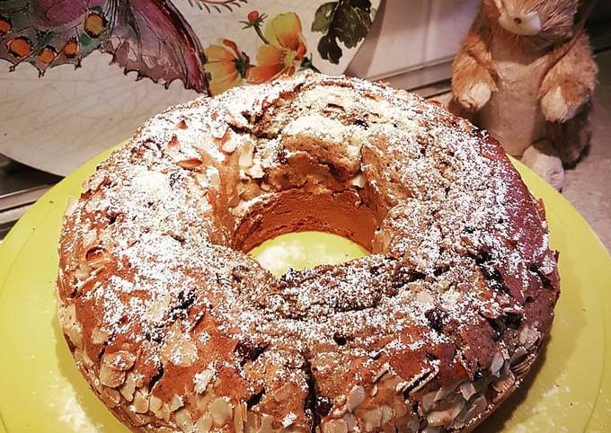 Ricetta Ciambella Mandorle E Gocce Di Cioccolato Di Veronica Girgenti