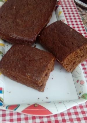 Una foto de Brownie veganos