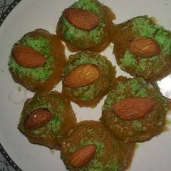 A picture of Potato peda.
