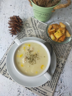 Foto resep Cream Soup Ayam Jagung