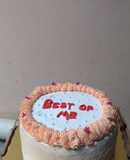 Pastel "best of me" marmoleado