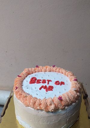 Una foto de Pastel "best of me" marmoleado