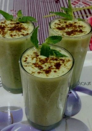 A picture of Mint lassi.