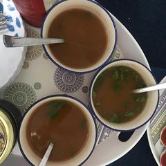 A picture of Gajar tamatar ka Shorba.