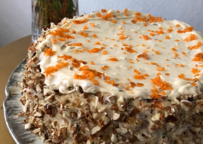 Carrot cake o torta de zanahoria ? Receta de Nathalie Lucía- Cookpad