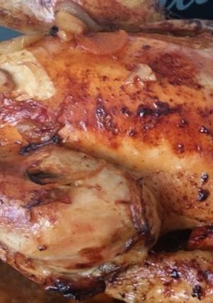 Une photo de Dinde aux pommes et marrons