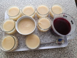 Sémola con Leche y Salsa Obispo (de vino tinto)