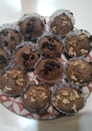 Una foto de Cupcakes saludables de banana y canela 😃