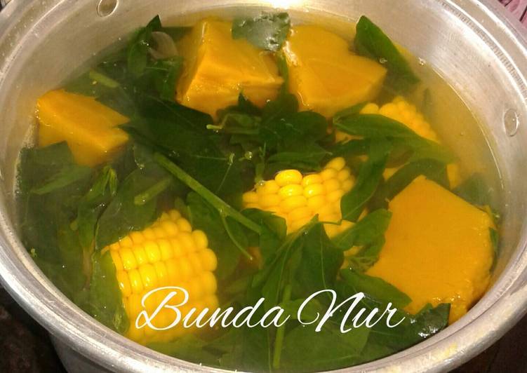 Proses meracik Sayur bening Anti Gagal