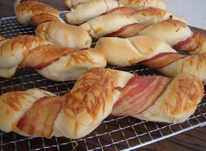 Baconos stangli recept fotója