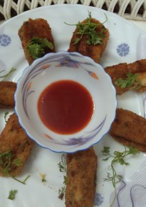 A picture of POTATO  CHEESE  CUTLET.