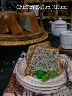 Foto resep Chiffon  ketan hitam