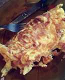 Omelet de jamon y queso 