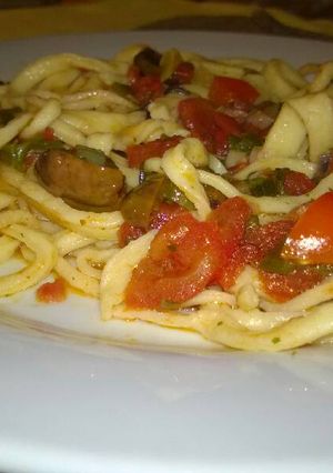 Una foto de Pasta LEA - Pasta casera al huevo con salsa
